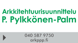 Arkkitehtuurisuunnittelu P. Pylkkönen-Palm logo